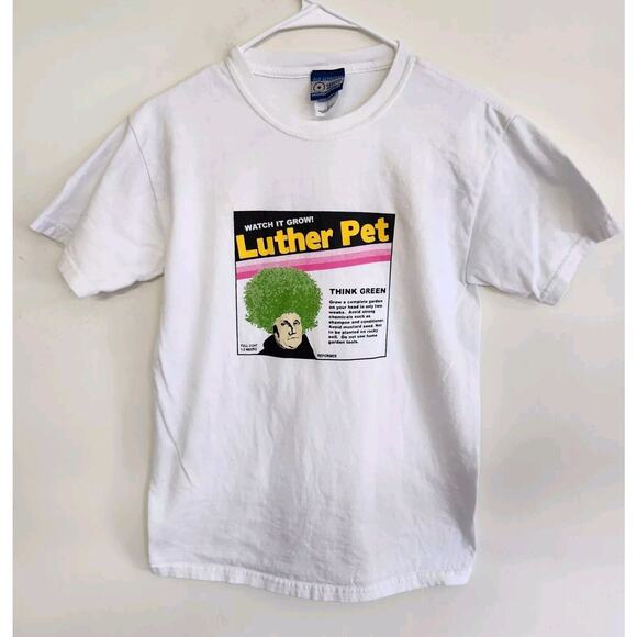 Old Lutheran Genuine Article Luther Pet Short Sleeve T-shirt Adult Small 0965 - Picture 1 of 6